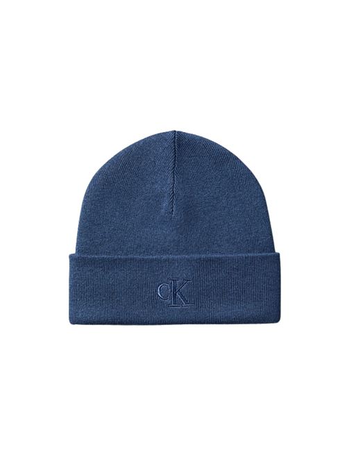 Cappellino in viscosa blu Calvin Klein | LV04D8020GCEC